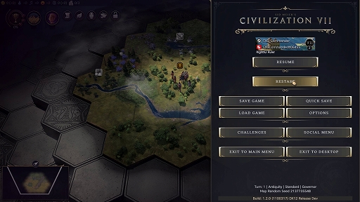 画像ギャラリー No.004のサムネイル画像 / 「Sid Meier's Civilization VII」，最新アップデート「1.1.1」配信開始。リスタートボタンや都市名変更など，カユい部分の改修を実施