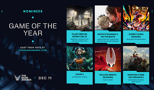 画像ギャラリー No.002のサムネイル画像 / 「The Game Awards 2025」のノミネート作品が発表に。「Clair Obscur: Expedition 33」はGOTYを含む10部門で選出