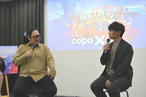 画像ギャラリー No.003のサムネイル画像 / サッカー元日本代表の佐藤寿人氏が，「Copa City」試遊会に登場。街やスタジアムを整備し，サッカーの試合を運営する異色のシミュレーションを語る