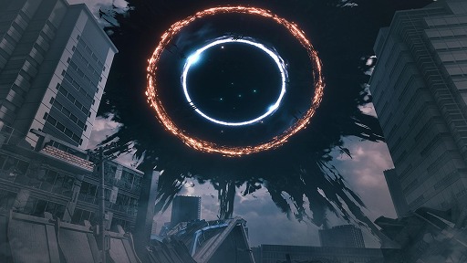 画像ギャラリー No.003のサムネイル画像 / 「怪獣８号 THE GAME」には，謎のゲート「怪獣次元門」が出現。オリジナルキャラクター「四ノ宮サガン」（CV：鬼頭明里）登場