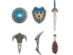 「ドラゴンクエスト」の武器を立体化した「ドラゴンクエスト ウェポンズコレクション Vol.1」が9月4日に発売