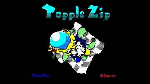 画像ギャラリー No.002のサムネイル画像 / 「EGGコンソール トップルジップ PC-8801」,6月27日配信決定。Zipping号を操作して,フロリック星で開催される過酷なレースに挑む
