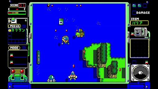 画像ギャラリー No.004のサムネイル画像 / 「EGGコンソール トップルジップ PC-8801」,6月27日配信決定。Zipping号を操作して,フロリック星で開催される過酷なレースに挑む