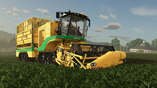 画像ギャラリー No.008のサムネイル画像 / 「Farming Simulator 25」がさらに進化して，アジア地域で稲作が可能に。朝靄の中を子ウシが駆け，竜巻や雹が農地を襲う［gamescom］