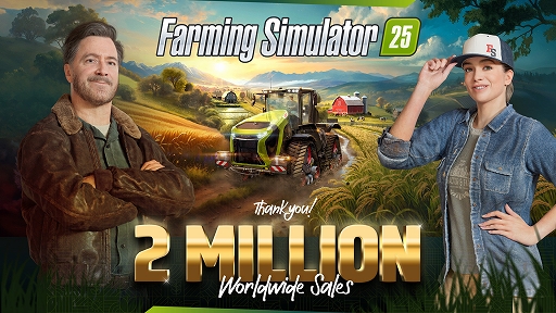 画像ギャラリー No.001のサムネイル画像 / 「Farming Simulator 25」,全世界累計販売本数が発売初週で200万本を突破。シリーズ累計販売本数は4000万本を達成