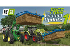「Farming Simulator 25」，CLAASやJohn Deereといった一流メーカーの最新農機をはじめ，農機5種が登場。無料アップデート第1弾を配信開始