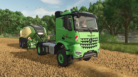 画像ギャラリー No.010のサムネイル画像 / 大規模農業シム「Farming Simulator 25」，新拡張パック「Mercedes-Benz Trucks Pack」を9月9日に配信。17台の農機＆車両を追加