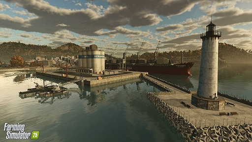 画像ギャラリー No.001のサムネイル画像 / 「Farming Simulator 25」,11月4日配信の大型拡張パック“Highlands Fishing”に登場する新マップ“Kinlaig”の情報を公開