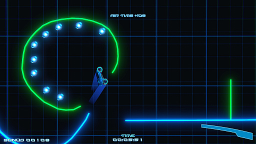 画像ギャラリー No.003のサムネイル画像 / 1500万回以上プレイされた名作Flashゲームが蘇る。「Neon Rider Classic」リリース