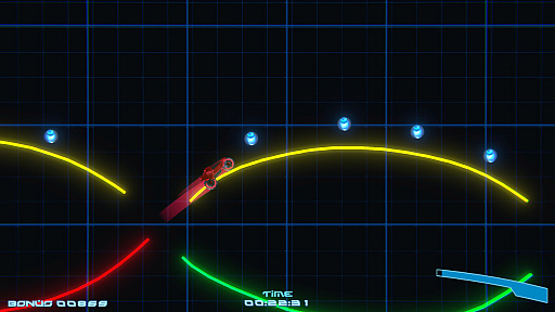 画像ギャラリー No.004のサムネイル画像 / 1500万回以上プレイされた名作Flashゲームが蘇る。「Neon Rider Classic」リリース