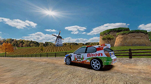 画像ギャラリー No.009のサムネイル画像 / 「Old School Rally」，正式版をリリース。レトロテイストなグラフィックスが目を引くラリーゲーム