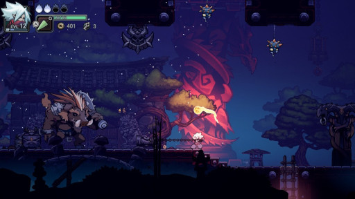 画像ギャラリー No.020のサムネイル画像 / 探索型アクションRPG「Twilight Monk」，PC/Switch向けに発売。足場や遮蔽物にもなる武器「幻影の柱」を駆使して戦おう