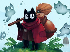冥界の清掃を命じられた黒猫プルートが冒険する探索アクション。「Crypt Custodian」，日本語対応で今夏に配信決定