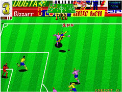 「アーケードアーカイブス ハットトリックヒーロー」，7月18日配信。1990年にタイトーから発売されたサッカーゲーム