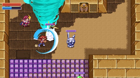 画像ギャラリー No.010のサムネイル画像 / 1990年代のロボットアニメ風2Dアクションゲーム「精霊機フレイリート」，本日リリース。戦闘シーンを収録した最新映像を公開