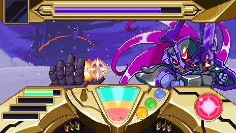 画像ギャラリー No.012のサムネイル画像 / 1990年代のロボットアニメ風2Dアクションゲーム「精霊機フレイリート」，本日リリース。戦闘シーンを収録した最新映像を公開