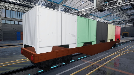 画像ギャラリー No.003のサムネイル画像 / 豆腐でおなじみの「A列車で行こう」のコンテナを作れるペーパークラフトを配布開始