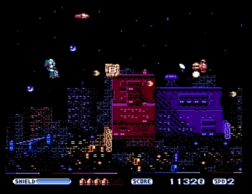画像ギャラリー No.007のサムネイル画像 / ファミコン向けの新作シューティング！ ロボットと飛行形態を使い分けて巨大なボスに挑む「超翼戦騎エスティーク」