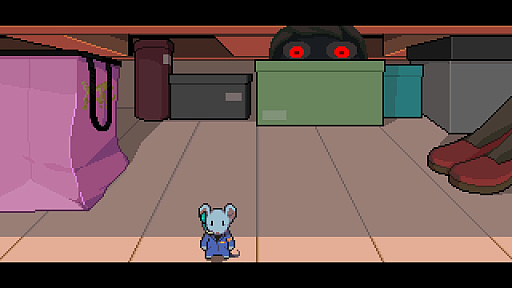 画像ギャラリー No.021のサムネイル画像 / もし部屋で怪異が起きてたら，誰を呼ぶ？　ゆるくてかわいい，でもちょっと不穏なアパート除霊ADV「ねずみバスターズ！」のSwitch版をプレイ