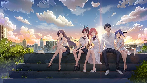 画像ギャラリー No.001のサムネイル画像 / 4人のヒロインとの恋愛を楽しめるスマホ向けSLG「シンギュラリティ×ラブストーリー」9月6日にリリース。ベルサール秋葉原でイベント開催