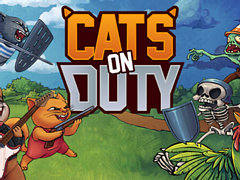 ネコたちが主人公のマッチ3＋タワーディフェンス「にゃんこ対ゾンビ（Cats on Duty）」，日本語対応でリリース