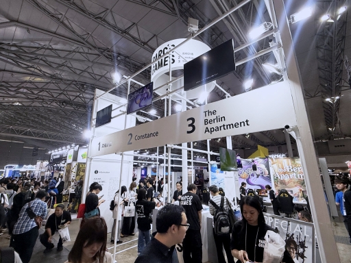 画像ギャラリー No.001のサムネイル画像 / 空港からゲームの物語へ。パルコの「PARCO GAMES」がTGSで示した，ゲームブランド/レーベルとしての出発点［TGS2025］