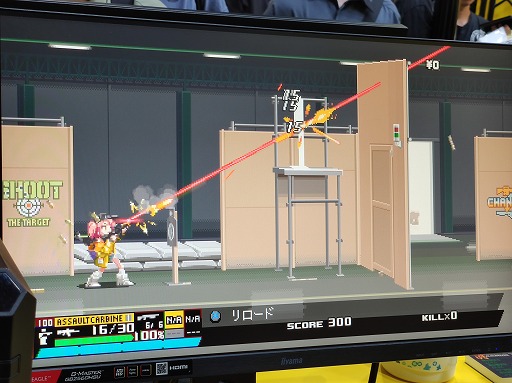 画像ギャラリー No.006のサムネイル画像 / 舞い散る薬莢，吹き飛ぶ残骸，撃ち放題のあらゆる装備で敵兵器をぶっ壊せ！　美少女×ミリタリー×ドット絵「Nitro Express」試遊レポ［TGS2024］