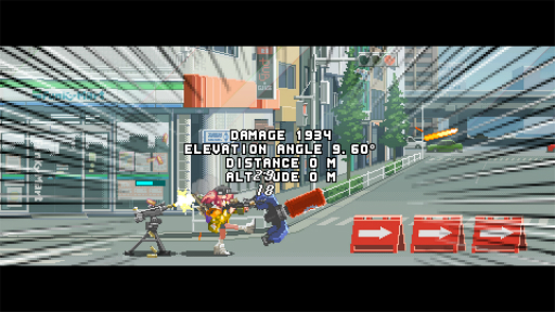 画像ギャラリー No.022のサムネイル画像 / ［プレイレポ］2Dガンアクション「Nitro Express」は，緻密なドット絵と独特の銃器システムで，型破りな女性警官コンビの活躍が描かれる