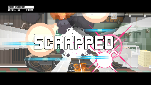 画像ギャラリー No.032のサムネイル画像 / ［プレイレポ］2Dガンアクション「Nitro Express」は，緻密なドット絵と独特の銃器システムで，型破りな女性警官コンビの活躍が描かれる