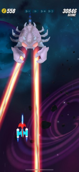 画像ギャラリー No.004のサムネイル画像 / 故きを温ね新しきを知る,シューティングゲーム温故知新。「Galaga Wars+」(今日から始めろApple Arcade #8)