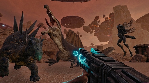 画像ギャラリー No.001のサムネイル画像 / 敵は恐竜とUFO。クラシカルスタイルなFPS「Son and Bone」のゲームプレイトレイラーが公開に