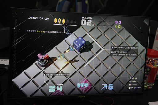 画像ギャラリー No.006のサムネイル画像 / ［プレイレポ］「JAIL DICE:Roll to Break」は，サイコロ型の戦闘機で転がりながら脱出を目指すアクションパズルだ［BIC2024］