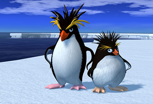 画像ギャラリー No.006のサムネイル画像 / 「Faaast Penguin」とイワトビペンギンのキャラ「ROCKY×HOPPER」がコラボ。7月10日13:00よりイベントを開始