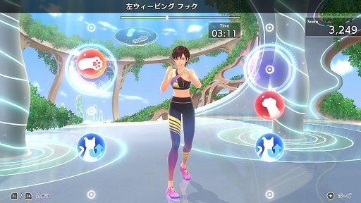 画像ギャラリー No.003のサムネイル画像 / 「Fit Boxing 3」，アニメ楽曲3曲を追加する「アニソンパック」，ターゲットタイプを猫の手などのデザインに変えられる追加コンテンツを発売