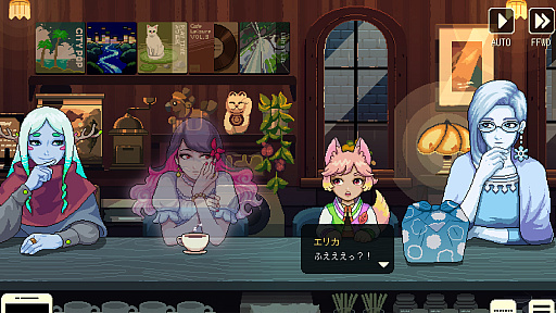画像ギャラリー No.002のサムネイル画像 / 「コーヒートーク トーキョー」本日配信開始。ネオンきらめく東京の街角に佇む小さな喫茶店を舞台にした「コーヒートーク」シリーズ最新作