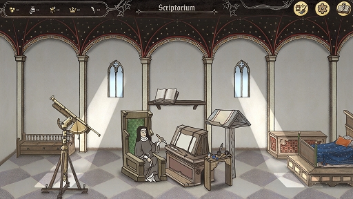 画像ギャラリー No.001のサムネイル画像 / 「インクリナティ」の続編「Scriptorium: Master of Manuscripts」は,自分だけの写本挿絵を作り出すアートフルな経営シミュレーション