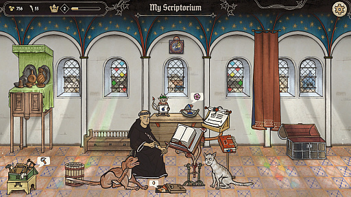 画像ギャラリー No.014のサムネイル画像 / 中世写本をドラッグ&ドロップで描く創作シム「Scriptorium: Master of Manuscripts」(ほぼ日 インディーPick Up!)