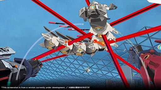 画像ギャラリー No.005のサムネイル画像 / 巨大ロボをコクピット視点で操縦し，敵を迎え撃つ。VRゲーム「Mecha Force -メカフォース-」，Steam VR版が発売決定