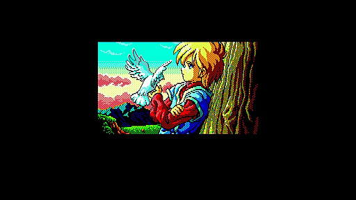 画像ギャラリー No.003のサムネイル画像 / 「EGGコンソール ドラゴンスレイヤー英雄伝説 PC-8801mkIISR」,9月12日配信。王国の王子となり,打倒アクダムに挑むコマンド型RPG