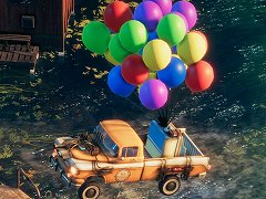 風船を運ぶと車が空を飛ぶ。街をブッ壊してでもミッション達成を目指す運送アクションADV「Deliver At All Costs」，本日発売