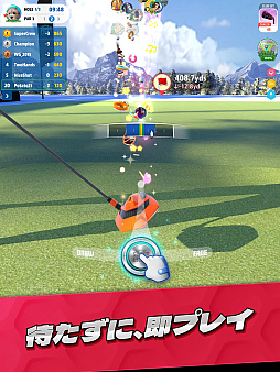 画像ギャラリー No.002のサムネイル画像 / スマホ向け「Golf Super Crew」,グローバル事前登録の受付を開始。最大20人と同時に試合を進められるゴルフゲーム