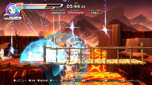 画像ギャラリー No.004のサムネイル画像 / 魔法少女×コンボアクションが楽しめる「爆裂！スイーツランド」Switch版をリリース。新技の追加や操作感の向上を実施