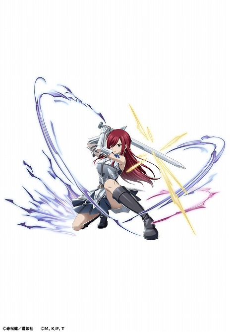 画像ギャラリー No.010のサムネイル画像 / 「魔法先生ネギま！まほらパニック」×アニメ「FAIRY TAIL」コラボを開始。ナツ，ルーシィ，エルザ，ウェンディが参戦