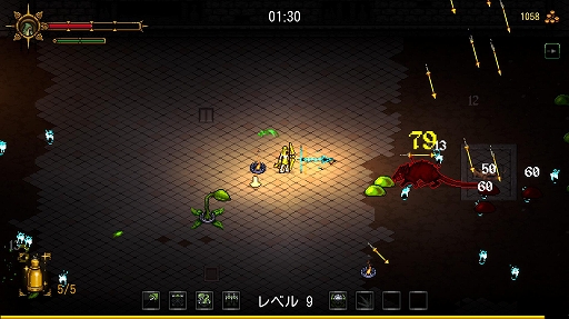 画像ギャラリー No.002のサムネイル画像 / レトロなグラフィックスでダークファンタジー世界を描くアクションRPG「ソウルハンター〜血の輪舞」，本日正式リリース