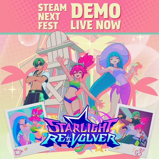 画像ギャラリー No.001のサムネイル画像 / 「Starlight Re:Volver」,期間限定デモを6月17日まで公開中。アニメ調の世界を最大4人で冒険するローグライトアクション