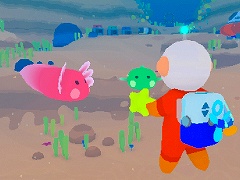 汚染された海洋惑星を綺麗にしよう！　“圧倒的に好評”の海洋ゴミ回収アドベンチャー「Loddlenaut」，Switch版を本日発売