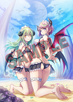 画像ギャラリー No.012のサムネイル画像 / 「グリム・ガーディアンズ サーヴァント・オブ・ザ・ダーク」，ライバルキャラの殲雷魔王ライゼノーグと，悪魔メイド長 ライサを紹介