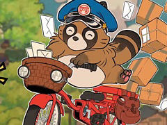 タヌキがBMXに乗って荷物を届けるアクションゲーム「Tanuki Pon's Summer」発表。夏の田舎町をトリックプレイで駆け抜けろ［TGS2024］