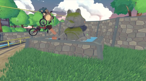 画像ギャラリー No.012のサムネイル画像 / 田舎でタヌキが自転車技を決める「TANUKI: Pon's Summer」，言葉の代わりに全身で表現する会話がかわいい［BitSummit］