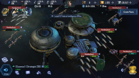 画像ギャラリー No.003のサムネイル画像 / スマホ向け4Xストラテジー「EVE Galaxy Conquest」，本日リリース。「EVE Online」の世界で艦隊を指揮し，銀河を征服しよう